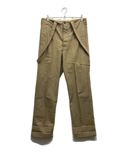 VISVIM（ビズビム）VISVIM (ビズビム) CAMUS BRACES PANTS WD ベージュ サイズ:1の古着・服飾アイテム