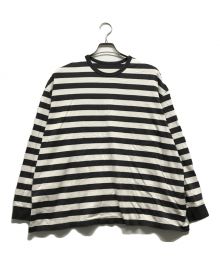 Graphpaper（グラフペーパー）の古着「Border L/S Tee」｜グレー