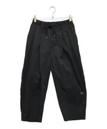 MAGIC STICK×WILD THINGS（マジックスティック×ワイルドシングス）の古着「Wild Cropped Trousers」｜ブラック