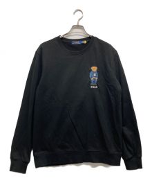 POLO RALPH LAUREN（ポロ・ラルフローレン）の古着「ポロベアスウェット」｜ブラック