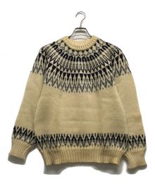 GUERNSEY WOOLLENS（ガンジーウーレンズ）の古着「ニット」｜ベージュ