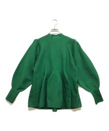 Ameri（アメリ）の古着「CONSTRUCTIVE KNIT TOP」｜グリーン