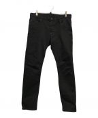 DSQUARED2ディースクエアード）の古着「BULL GARMENT DYED SKATER JEAN」｜ブラック