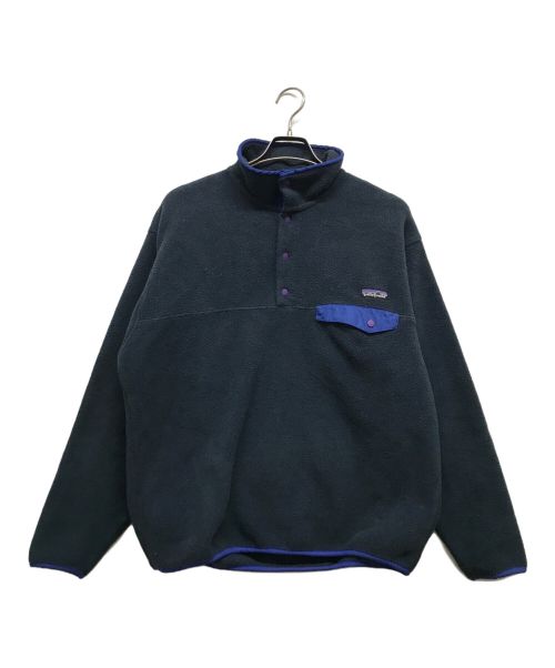 Patagonia SYNCHILLA（パタゴニア シンチラ）Patagonia SYNCHILLA (パタゴニア シンチラ) シンチラスナップTプルオーバー ネイビー サイズ:Mの古着・服飾アイテム