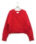 rosy monster（ロージーモンスター）の古着「cable knit cardigan」｜レッド