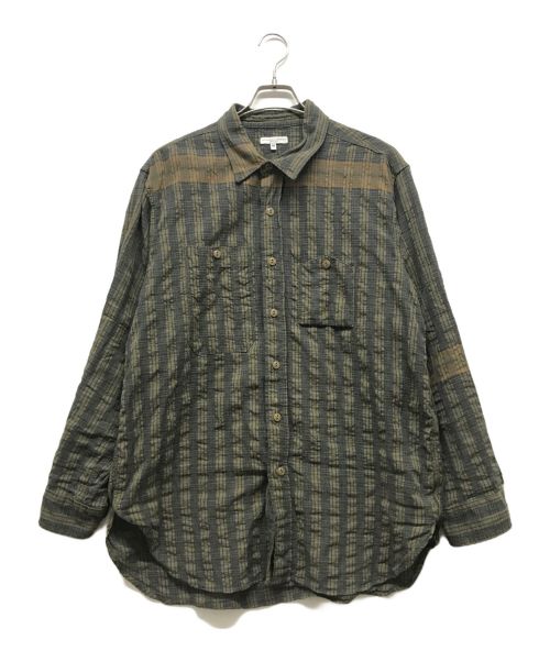 Engineered Garments（エンジニアド ガーメンツ）Engineered Garments (エンジニアド ガーメンツ) チェックシャツ グリーン サイズ:Mの古着・服飾アイテム