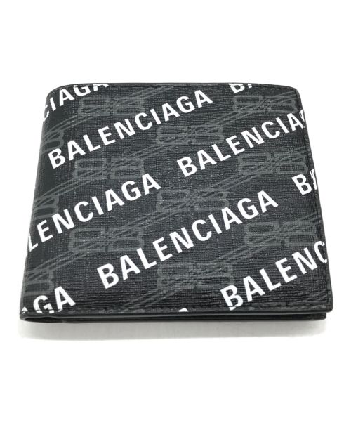 BALENCIAGA（バレンシアガ）BALENCIAGA (バレンシアガ) 2つ折り財布 ブラックの古着・服飾アイテム