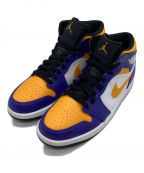 NIKEナイキ）の古着「AIR JORDAN 1 MID LAKERS」｜パープル