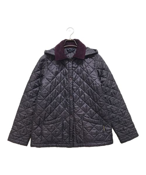 LAVENHAM（ラベンハム）LAVENHAM (ラベンハム) キルティングジャケット パープル サイズ:42の古着・服飾アイテム