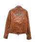 GOLDEN GOOSE (ゴールデングース) レザージャケット ブラウン サイズ:M：7000円