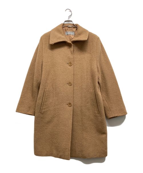 MaxMara（マックスマーラ）MaxMara (マックスマーラ) アルパカウールコート ブラウン サイズ:38の古着・服飾アイテム