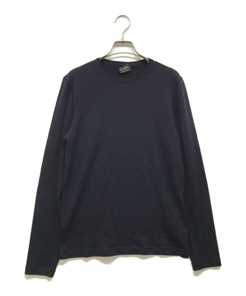 JIL SANDER（ジルサンダー）JIL SANDER (ジルサンダー) クルーネックニット ネイビー サイズ:46の古着・服飾アイテム