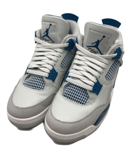 NIKE（ナイキ）NIKE (ナイキ) AIR JORDAN4 RETRO Industrial Blue ホワイト サイズ:27の古着・服飾アイテム