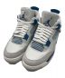 NIKE（ナイキ）の古着「AIR JORDAN4 RETRO Industrial Blue」｜ホワイト