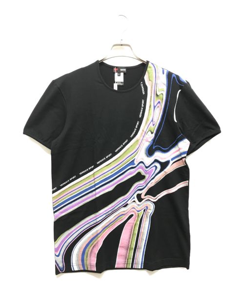 VERSACE（ヴェルサーチ）VERSACE (ヴェルサーチ) Tシャツ ブラック サイズ:XLの古着・服飾アイテム