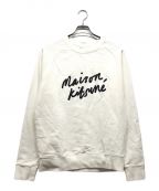 maison kitsuneメゾンキツネ）の古着「HANDWRITING CLEAN SWEATSHIRT」｜ホワイト