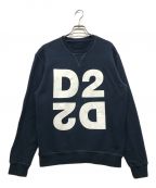 DSQUARED2ディースクエアード）の古着「スウェット」｜ネイビー