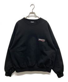 BALENCIAGA（バレンシアガ）の古着「Campaign Logo Sweatshirt」｜ブラック