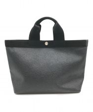 Herve Chapelier (エルベシャプリエ) M SQUARE TOTE BAG ブラック