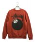 stussy (ステューシー) 8ボールスウェット オレンジ サイズ:M：7000円