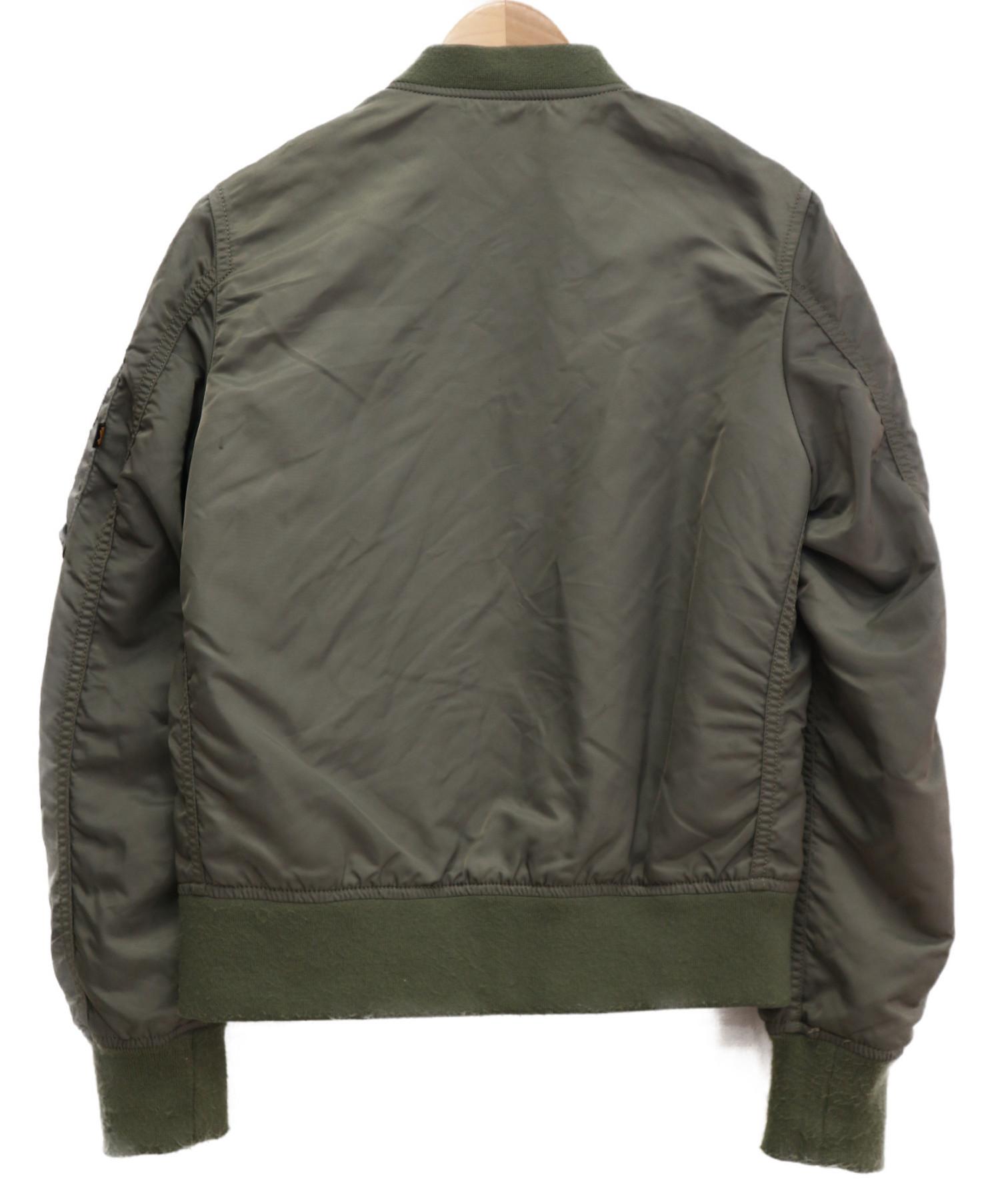 【中古・古着通販】ALPHA INDUSTRIES×URBAN RESEARCH iD (アルファ インダストリーズ×アーバンリサーチアイディ)  リバーシブルMA-1ジャケット オリーブ サイズ:XS｜ブランド・古着通販 トレファク公式【TREFAC FASHION】