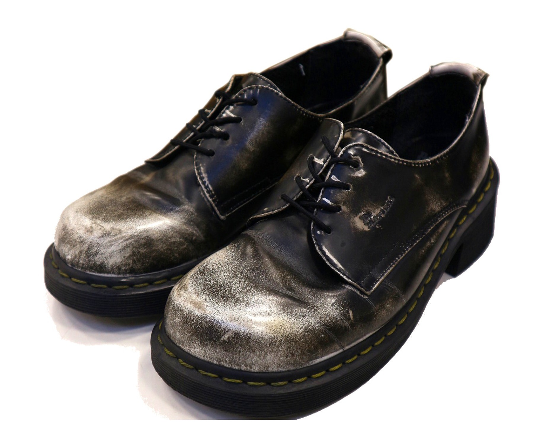 中古 古着通販 Dr Martens ドクターマーチン ムラ加工4ホールシューズ ブラック サイズ Uk5 132 ブランド 古着通販 トレファク公式 Trefac Fashion