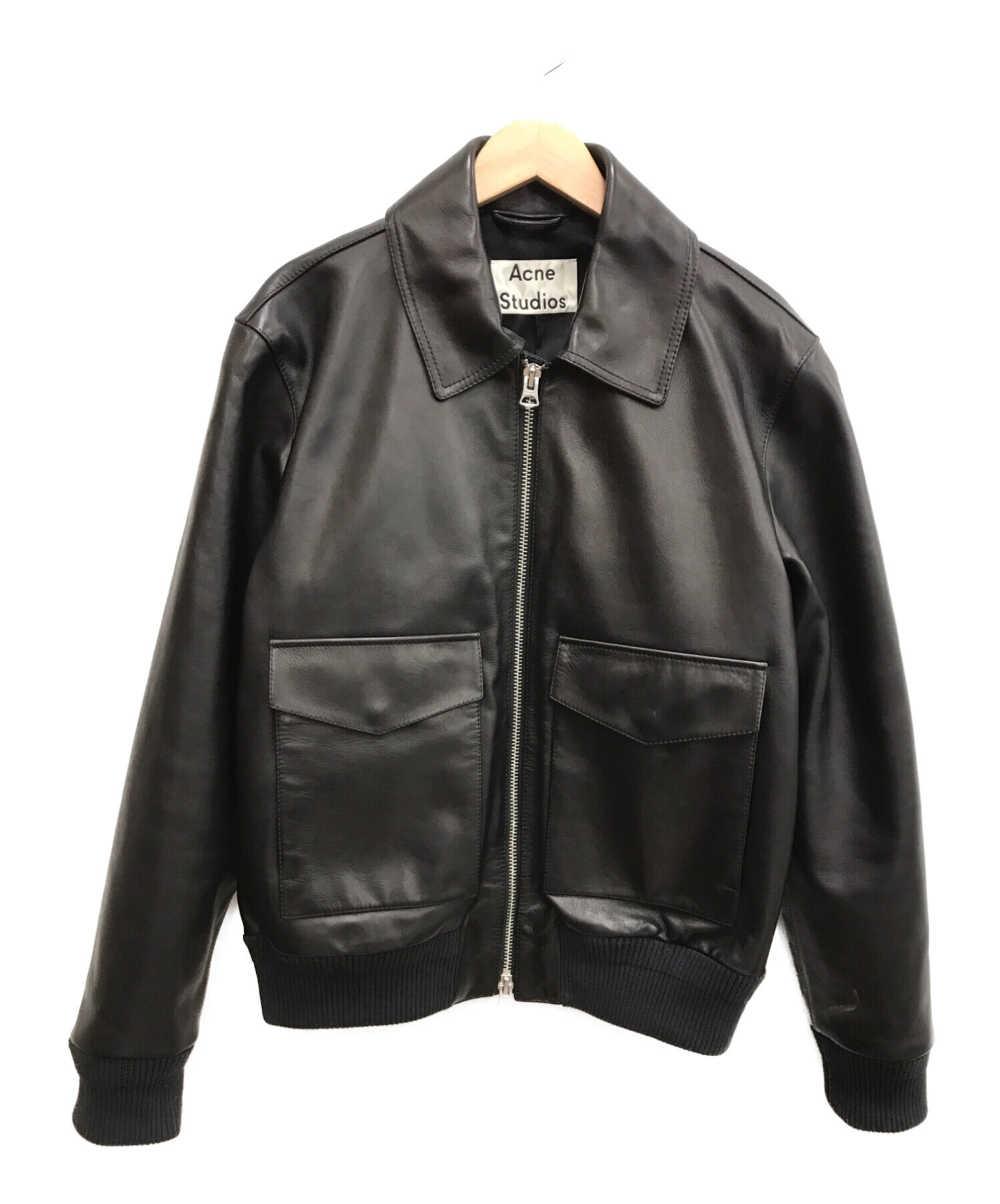 洗濯機可 Acne Studios アクネ ストゥディオズ レディース ジャケット・ブルゾン アウター Lepage Leather Jacket 