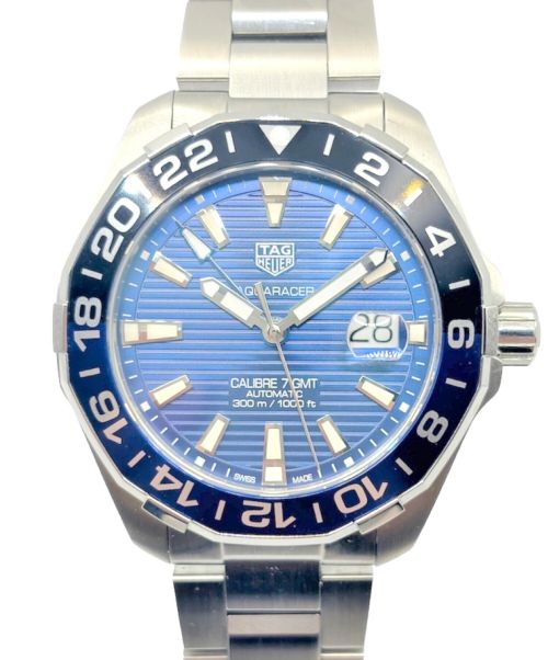 TAG Heuer（タグホイヤー）TAG Heuer (タグホイヤー) アクアレーサー キャリバー7 GMT REF.WAY201T.BA0927 ブルー サイズ:43ｍｍの古着・服飾アイテム