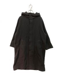 HTS（エイチティーエス）の古着「WOOL HOODED COAT」｜ネイビー