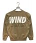 WIND AND SEA (ウィンダンシー) クルーネックスウェット ベージュ サイズ:SIZE L：8800円