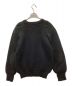 oldderby Knitwear (オールドダービーニットウェア) スウェードパッチニット ブラック サイズ:S：6000円