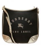 BURBERRY BLUE LABELバーバリーブルーレーベル）の古着「ロゴショルダーバッグ」｜ブラック