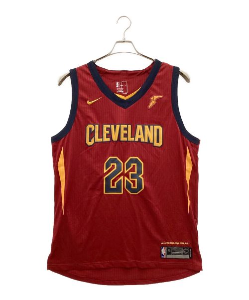 NIKE（ナイキ）NIKE (ナイキ) ゲームシャツ　CLEVELAND　NBA 　23 レッド サイズ:Mの古着・服飾アイテム