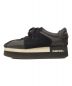 DIESEL (ディーゼル) S Pyave Wedge Trainers　ウェッジソール厚底ローカットスニーカー ブラック サイズ:US8.5：3980円