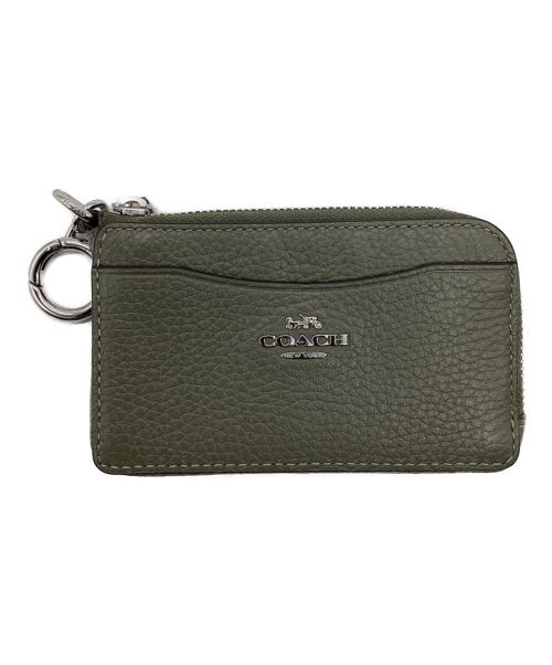 COACH（コーチ）COACH (コーチ) Multifunction Card Case　マルチファンクション カード ケース　コイン・パスケース グリーンの古着・服飾アイテム