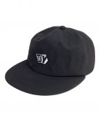 WASTED YOUTHウエステッド ユース）の古着「NYLON 6PANEL CAP　キャップ　帽子　ロゴキャップ　ナイロンキャップ」｜ブラック