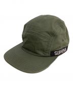 SUPREMEシュプリーム）の古着「SIDE TAPE CAMP CAP サイドテープキャンプキャップ」｜オリーブ