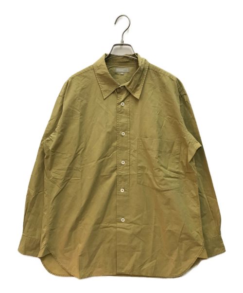 MARGARET HOWELL（マーガレットハウエル）MARGARET HOWELL (マーガレットハウエル) ORGANIC COTTON POPLIN　SHIRT ベージュ サイズ:Mの古着・服飾アイテム