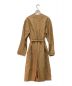 Acne studios (アクネストゥディオス) Angelica Gab Trench Coat トレンチコート　 ノーカラーコート ベージュ サイズ:32：12000円