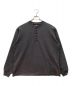 HUMAN MADE（ヒューマンメイド）の古着「OVERSIZED HENLEY NECK L/S T-SHIRT」｜グレー