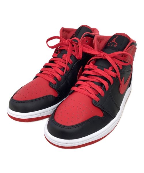 NIKE（ナイキ）NIKE (ナイキ) AIR JORDAN 1 MID BRED TOE レッド サイズ:27.0の古着・服飾アイテム