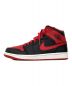 NIKE (ナイキ) AIR JORDAN 1 MID BRED TOE レッド サイズ:27.0：10800円