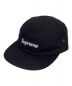 SUPREME（シュプリーム）の古着「23FW Waxed Cotton Camp Cap ワックスコットン キャンプキャップ ボックスロゴ キャップ」｜ブラック