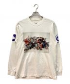 THE NORTH FACEザ ノース フェイス）の古着「L/S Trans Antarctica Tee プリントカットソー」｜ホワイト