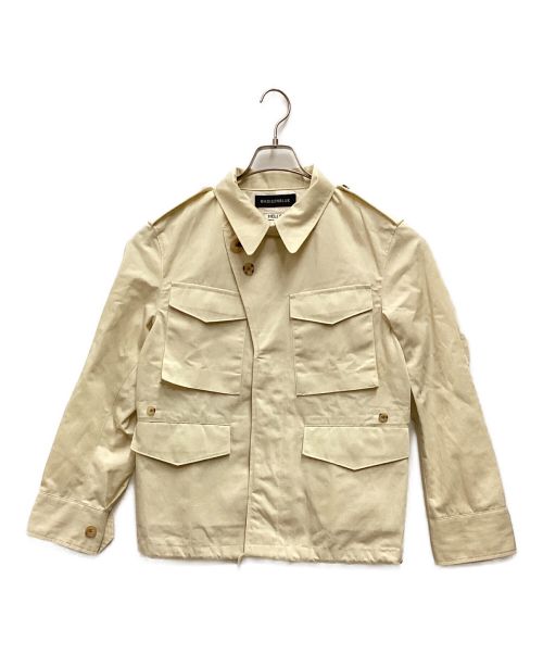 MADISON BLUE（マディソンブルー）MADISON BLUE (マディソンブルー) FIELD JACKET LINEN CANVAS ホワイト サイズ:Sの古着・服飾アイテム