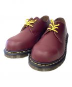 Dr.Martens×COMME des GARCONS HOMME DEUXドクターマーチン×コムデギャルソンオムドゥ）の古着「3ホールブーツ　コラボシューズ」｜ワインレッド