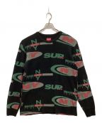 SUPREMEシュプリーム）の古着「サーマルカットソー　NY Waffle Thermal」｜ブラック