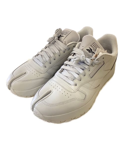 Maison Margiela（メゾンマルジェラ）Maison Margiela (メゾンマルジェラ) REEBOK (リーボック) CLASSIC LEATHER TABISHOES　コラボスニーカー グレー サイズ:29の古着・服飾アイテム