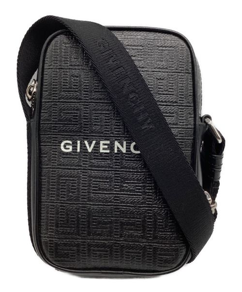 GIVENCHY（ジバンシィ）GIVENCHY (ジバンシィ) 4G コーティングキャンバス G-エッセンシャルズ スマートフォン用ポーチ ブラックの古着・服飾アイテム