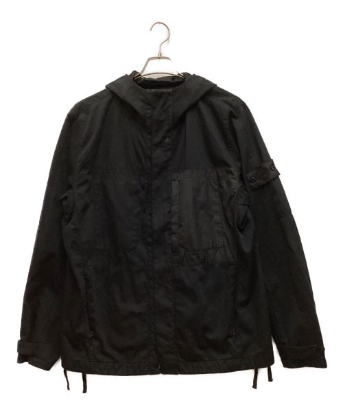 STONE ISLAND（ストーンアイランド）STONE ISLAND (ストーンアイランド) Shadow Garment Dyed Raso-R 3-Layer Hooded Jacket ブラック サイズ:XXLの古着・服飾アイテム